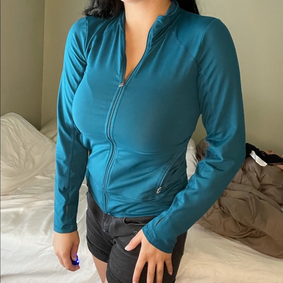 Champion Jackets & Blazers - CHAMPION Blue Zip Up Jacket